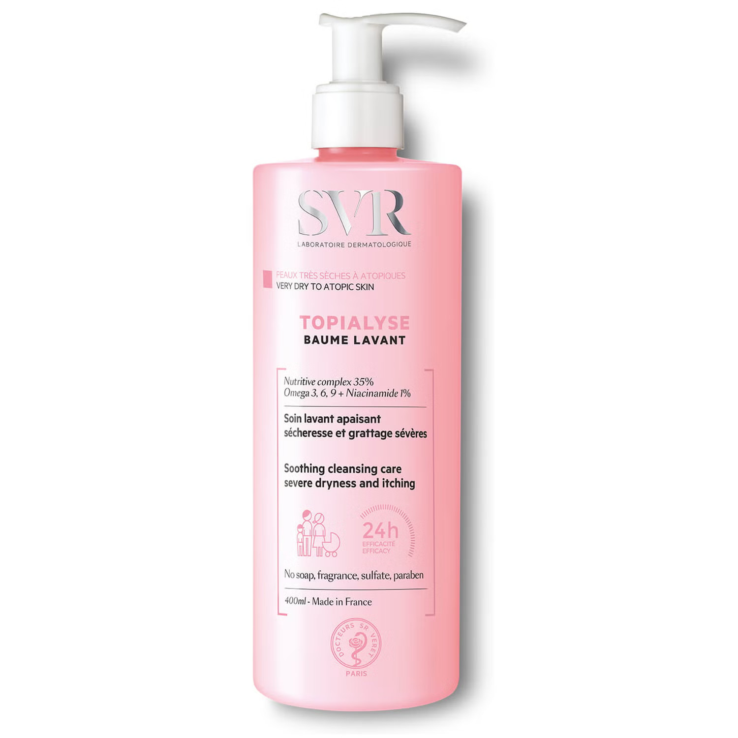 SVR Topialyse All-Over Ultra-Rich, Gentle Wash-Off Cleanser-  400ml | Look Fantastic (UK)