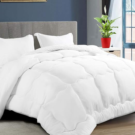 KARRISM All Season Down Alternative King Comforter, Summer Cooling Comforter Ultra Soft Quilted D... | Amazon (US)