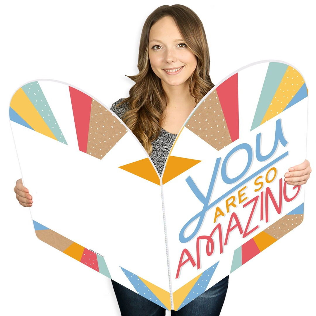 You Are so Amazing - Miss You Encouragement Giant Greeting Card - Big Shaped Jumborific Card - 16... | Etsy (US)