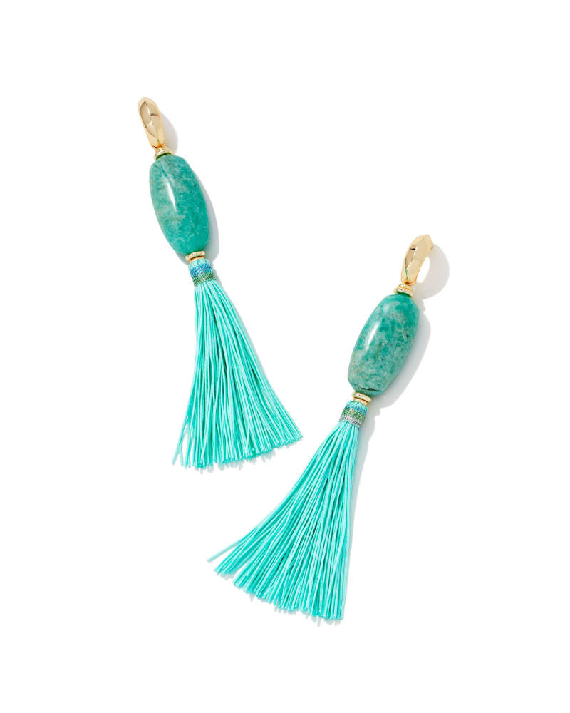 Insley Gold Statement Earrings in Teal Mix | Kendra Scott