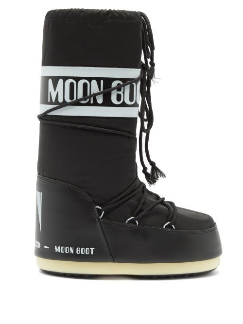 Moon Boot - Icon Snow Boots - Womens - Black | Matches (US)