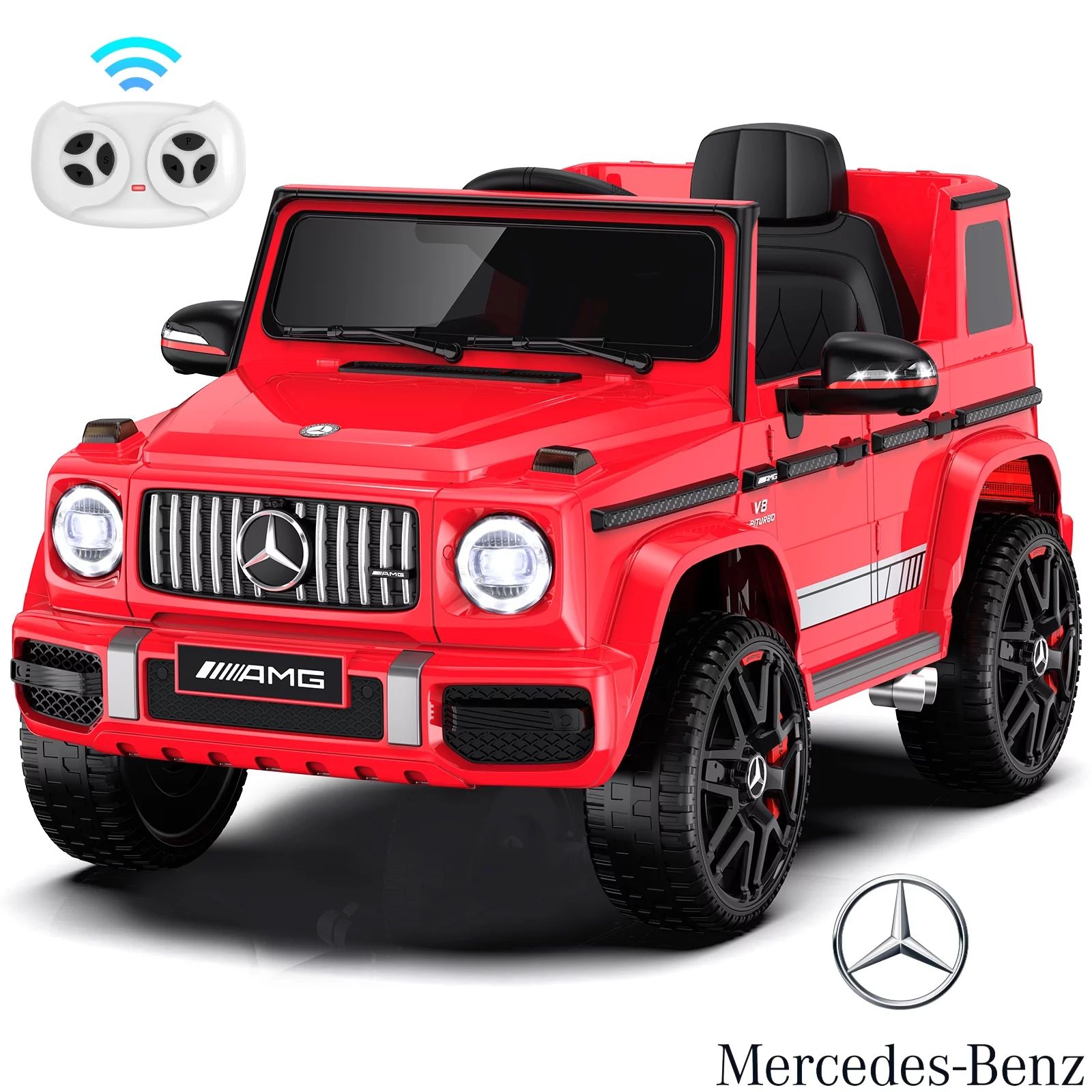 12Volt 1 Seater Mercedes-Benz G63 Licensed Powered Ride on Toy with Remote Control, Gift for Kids... | Walmart (US)