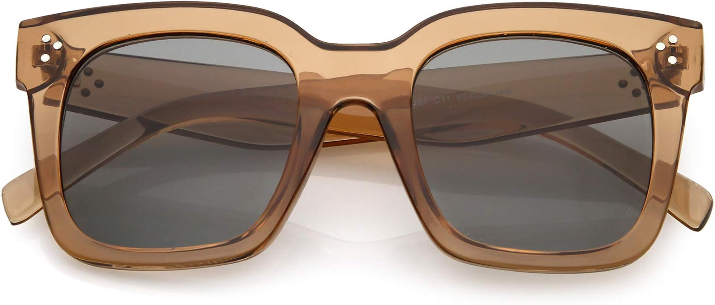 zeroUV - Oversized Fashion Retro Square Sunglasses for Women Vintage Style 50mm | Amazon (US)