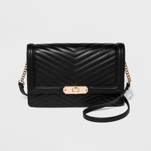 Quilted Flap Lock Crossbody Bag - A New Day™ | Target