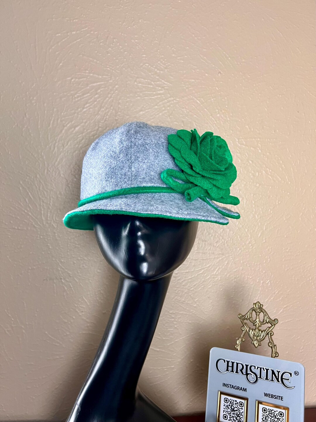 Cloche Grey Hat Matching Coat - Etsy | Etsy (US)