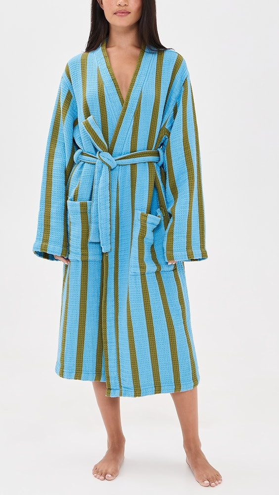 Dusen Dusen Waffle Cotton Bathrobe | Shopbop | Shopbop