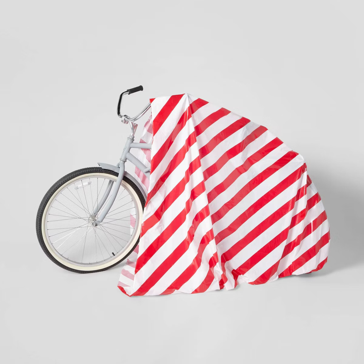 Bike Christmas Gift Bag Red Stripe - Wondershop™ | Target
