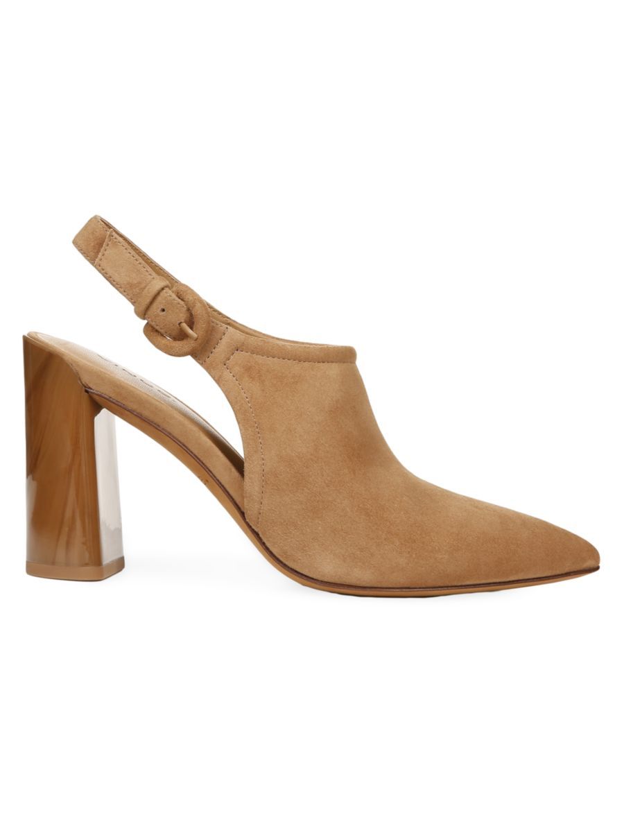 Pyra 95MM Suede Slingback Pumps | Saks Fifth Avenue