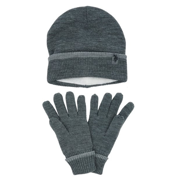 U.S. Polo Assn. Men's Beanie/Glove Set - Walmart.com | Walmart (US)