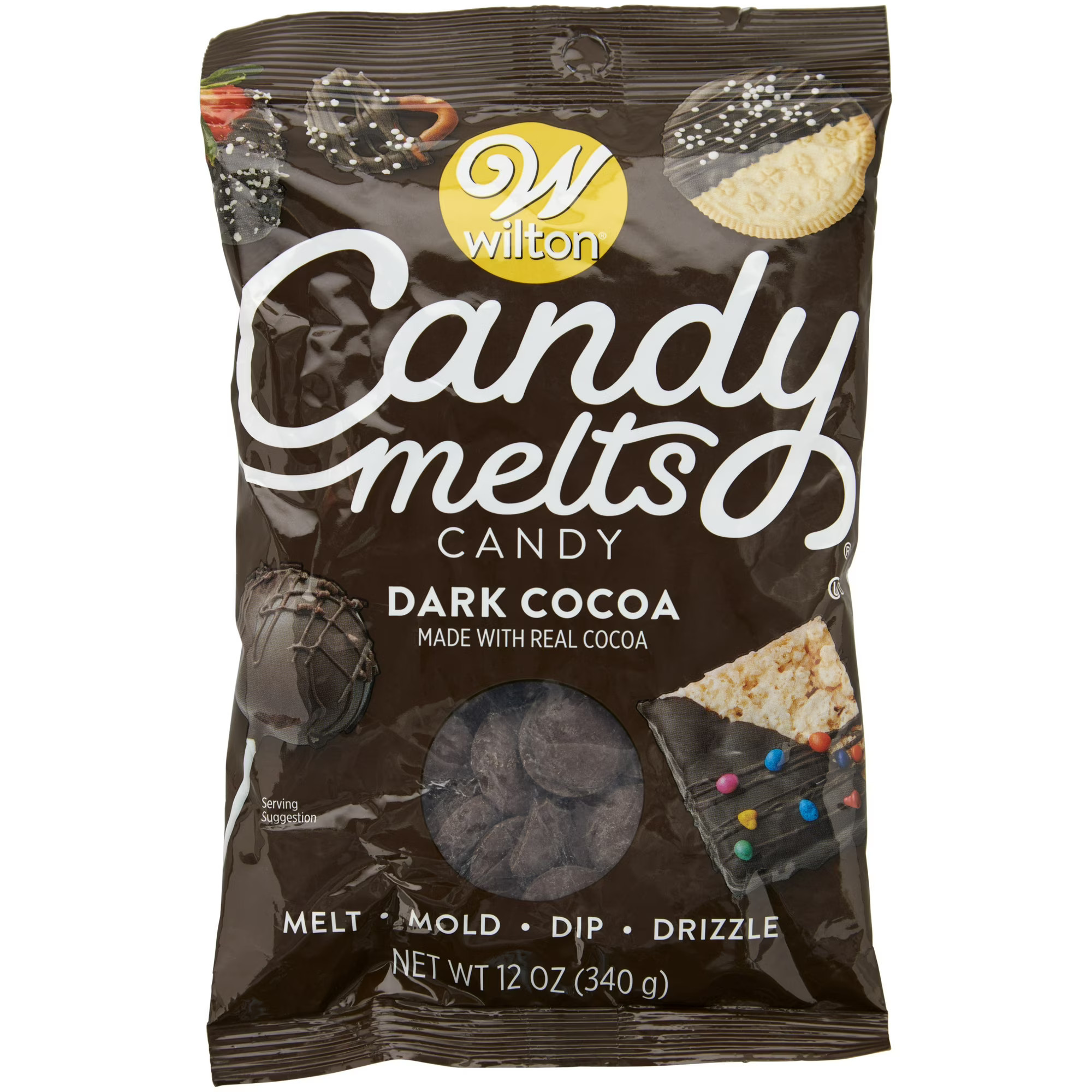 Wilton Dark Cocoa Candy Melts Candy, 12 oz. | Walmart (US)