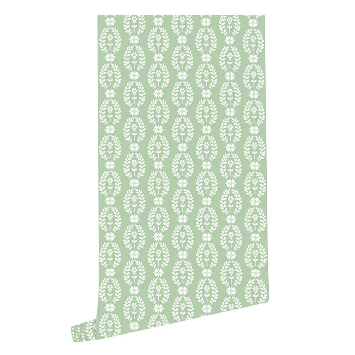 Laurel Wallpaper | Floral Wallpaper Print | Caitlin Wilson | Caitlin Wilson Design