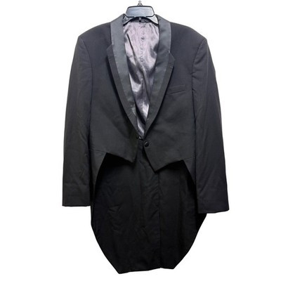 Vintage Christian Dior Grand Luxe Tuxedo Tailcoat Jacket Mens 41 L Black Formal | eBay | eBay US