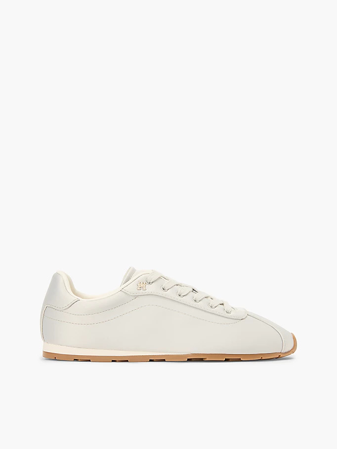 TH Monogram Satin Trainers | Tommy Hilfiger UK