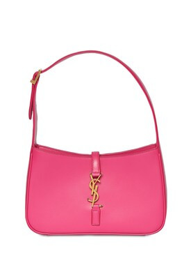 Saint Laurent - Le 5 à 7 leather hobo bag - Bubblegum | Luisaviaroma | Luisaviaroma
