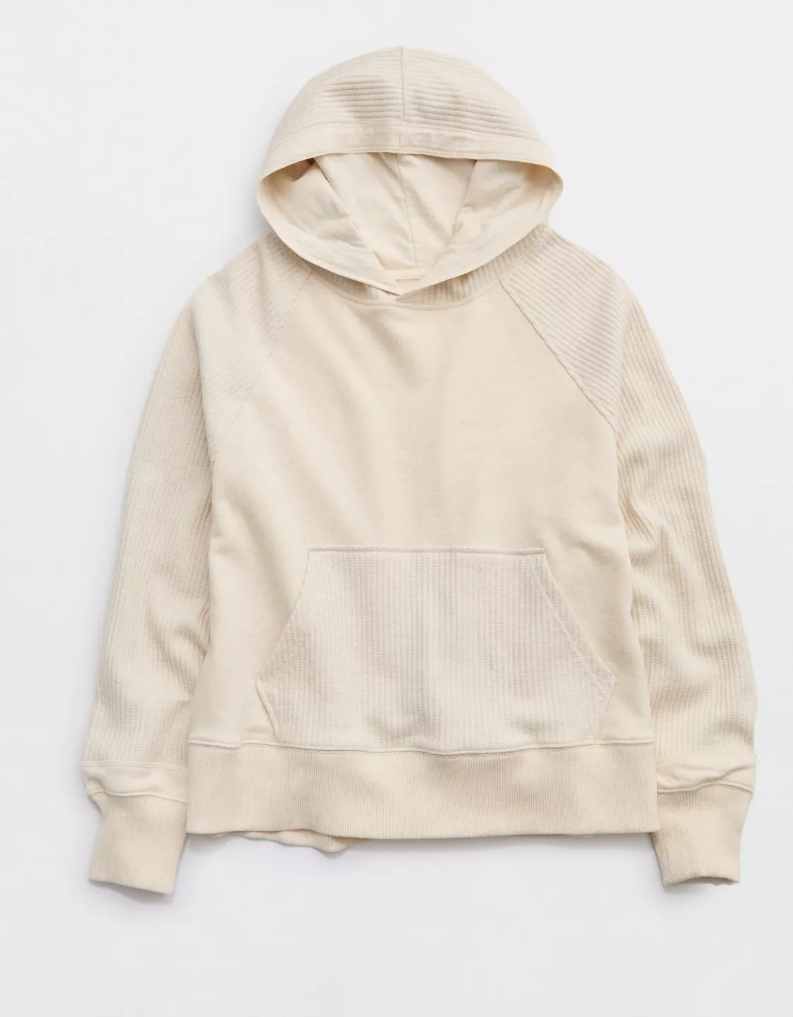 Aerie Essential Waffle Hoodie | Aerie