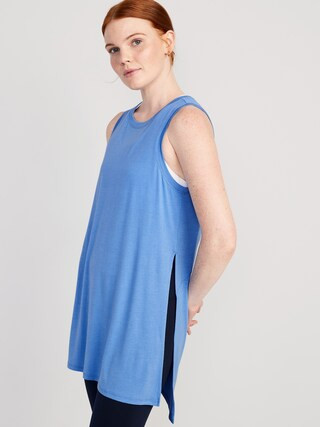 Sleeveless UltraLite All-Day Tunic T-Shirt for Women | Old Navy (US)