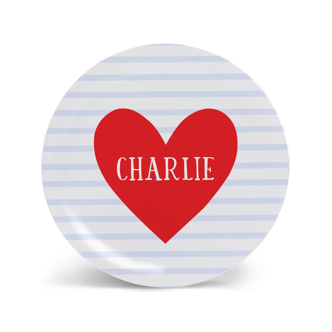 Valentine Personalized Kid Plate Kids Plate Valentine Gift Idea Boy Toddler Plate Bowl Cup Set Pl... | Etsy (US)