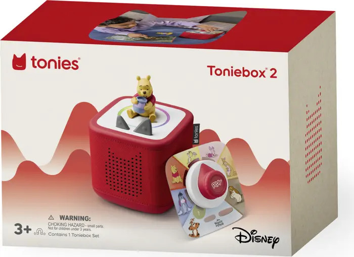 Red Toniebox 2 Playtime Set & Disney® Winnie the Pooh Figure | Nordstrom