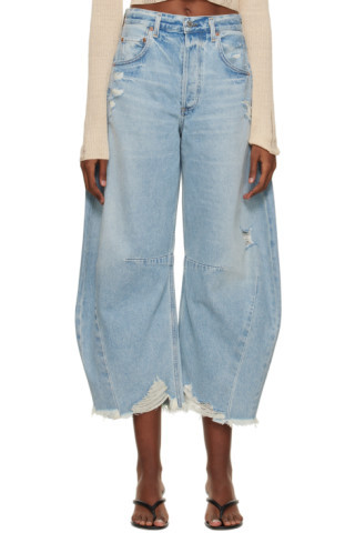 Blue Horseshoe Jeans | SSENSE