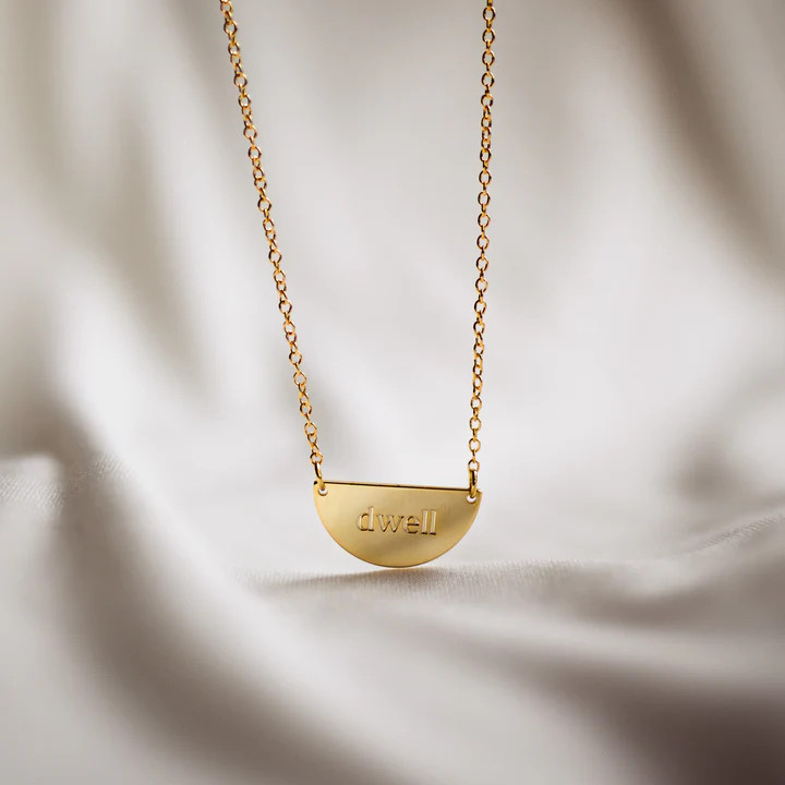 Crescent Dwell Necklace | The Daily Grace Co.