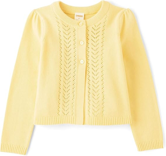Gymboree Baby-Girls and Toddler Long Sleeve Button Front Cardigan | Amazon (US)