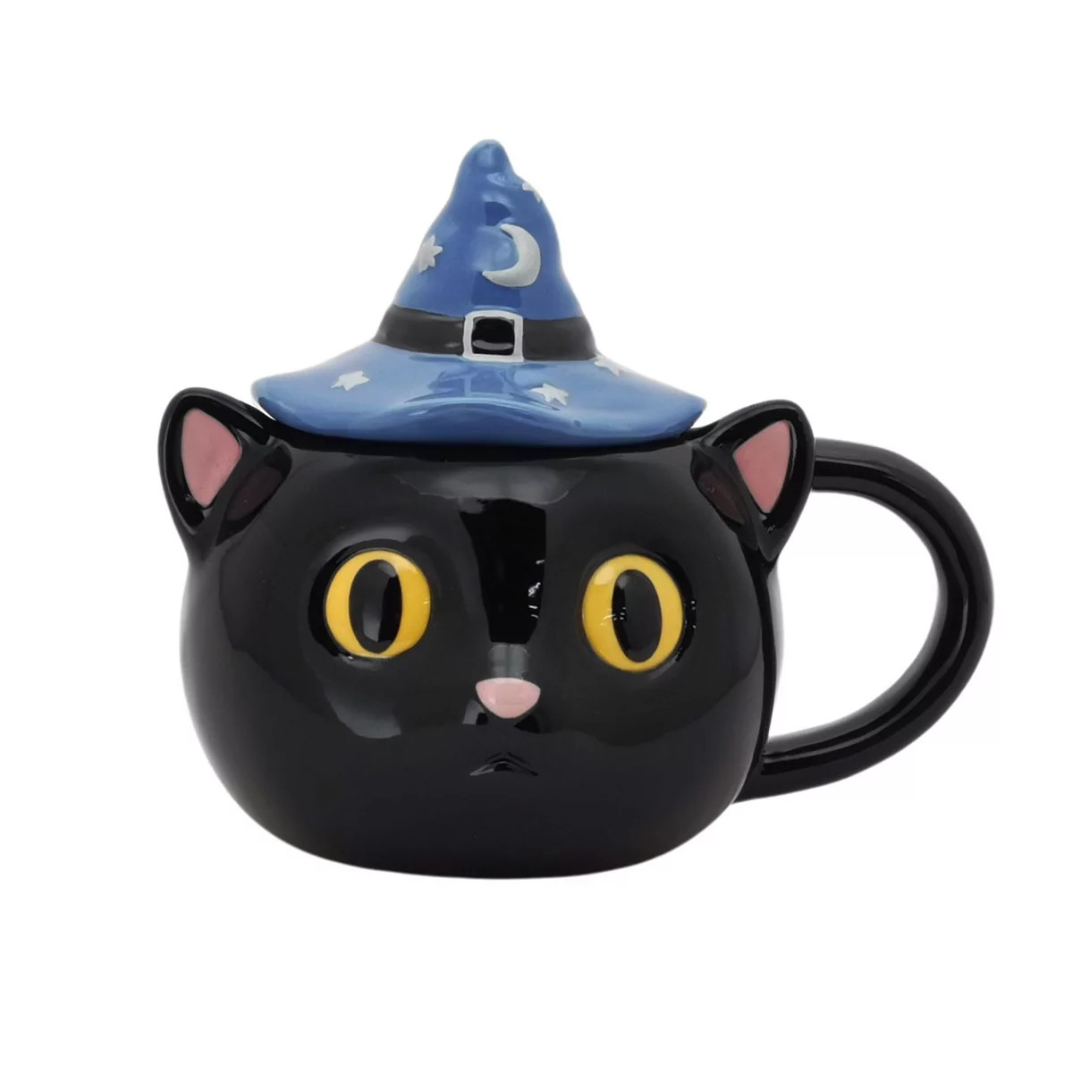 Celebrate Together™ Halloween Lidded Figural Wizard Cat Mug | Kohl's