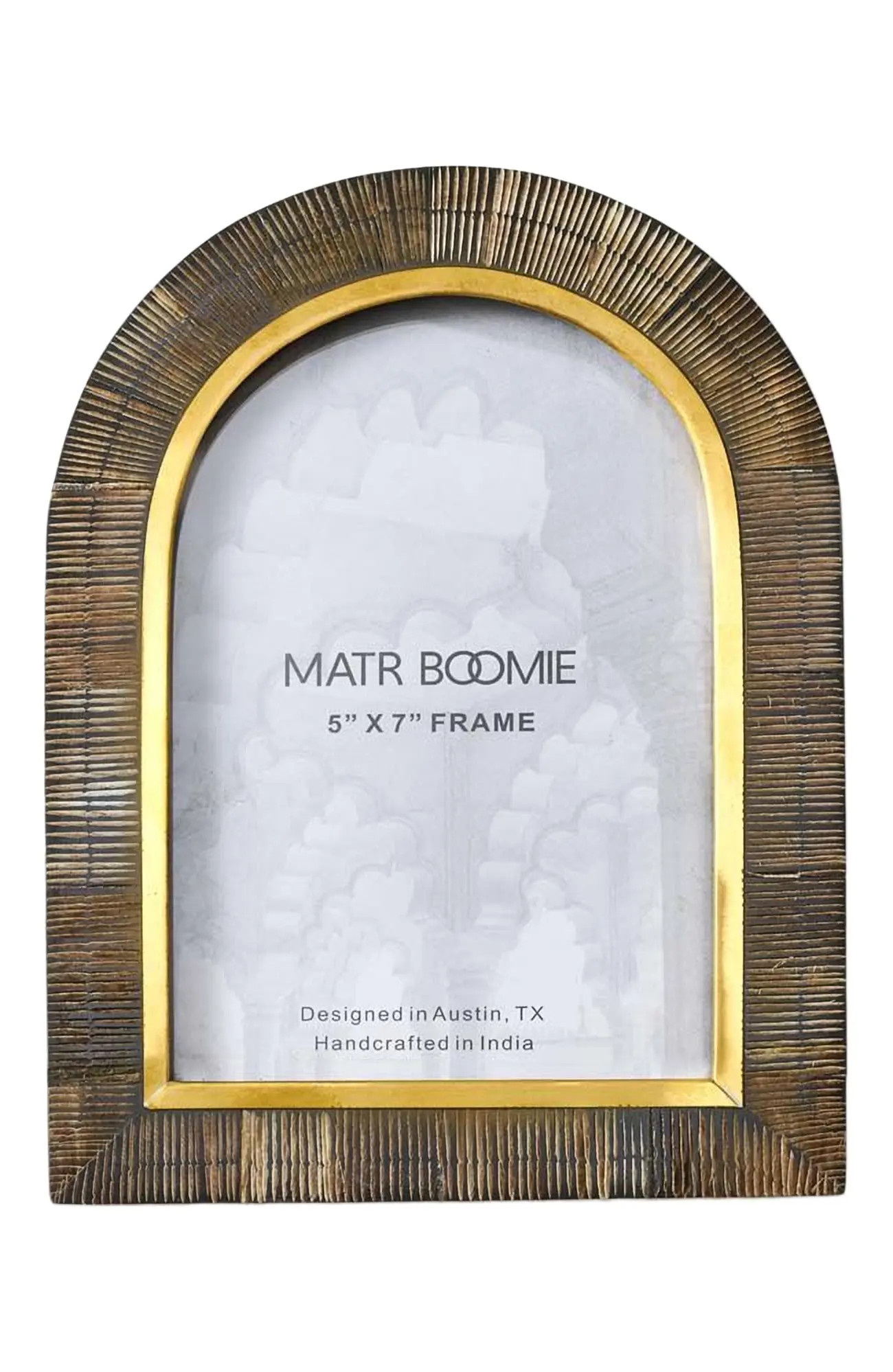 Kerala Picture Frame - Curved Carved Horn , Brass Inlay | Nordstrom | Nordstrom