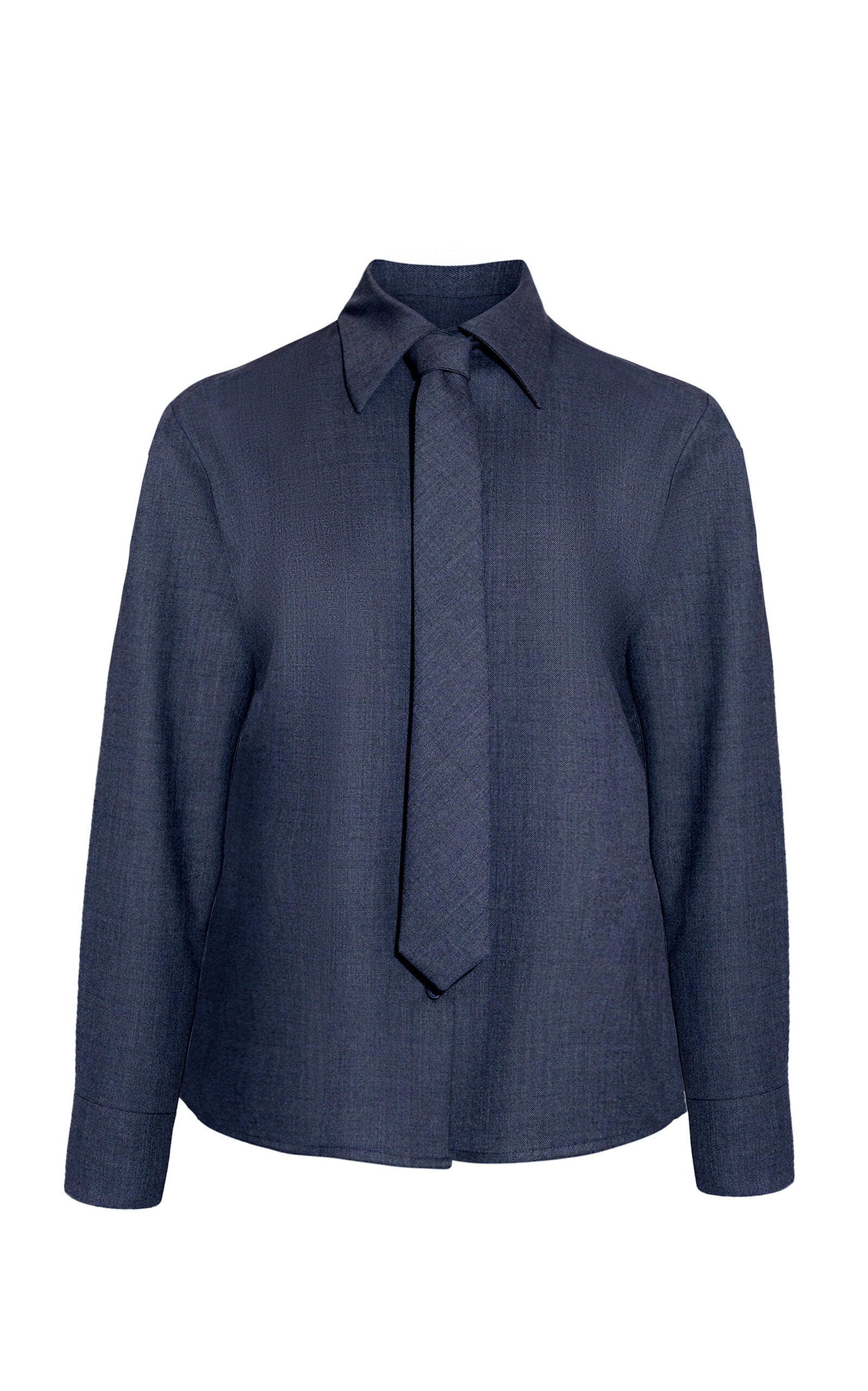 Billie Shirt-Tie Wool Blouse | Moda Operandi (Global)
