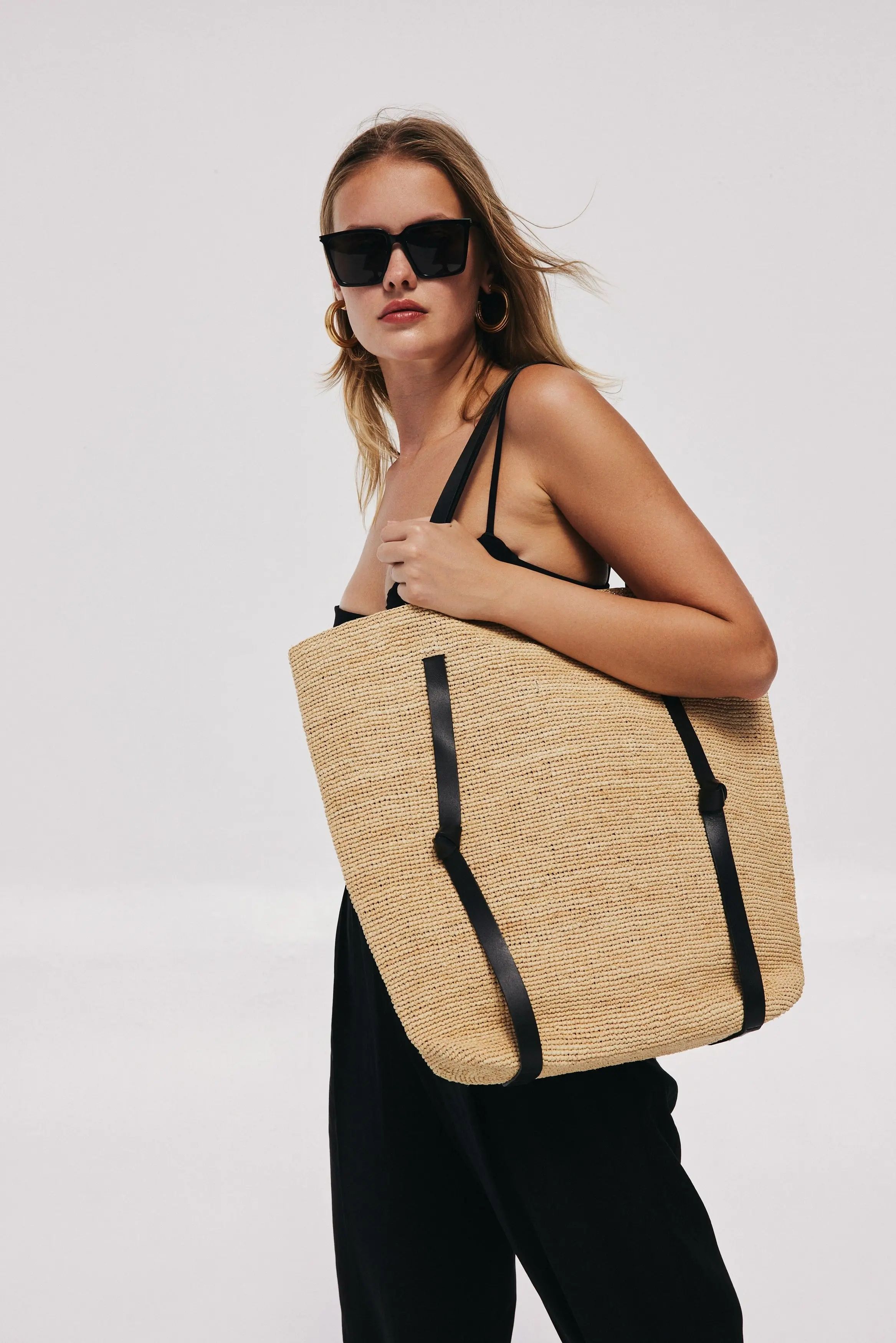 Tanner | Straw Handbag | Janessa Leone