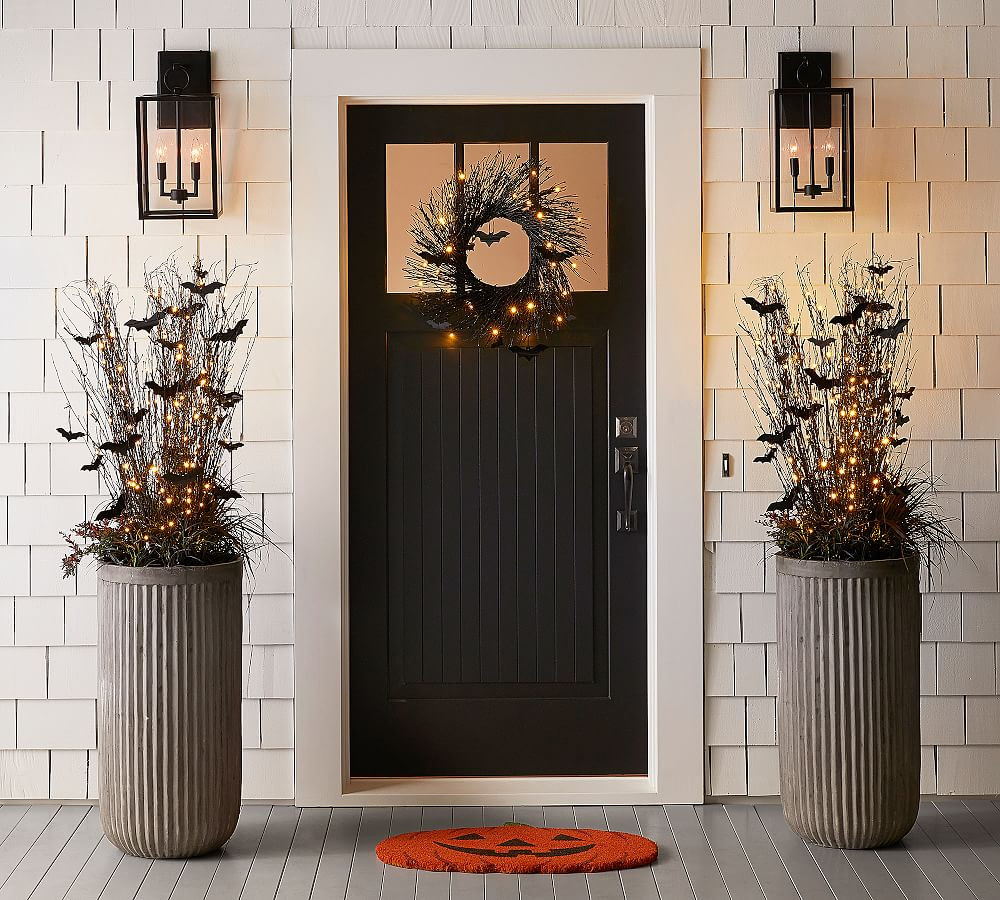 Carved Pumpkin Doormat | Pottery Barn (US)