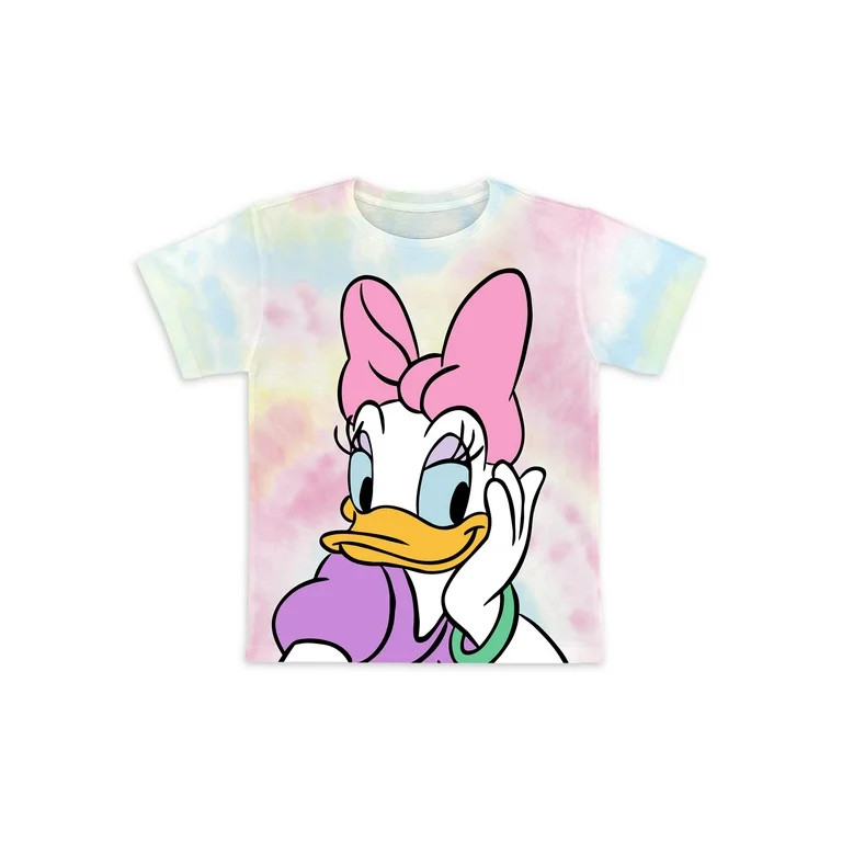 Disney Girls Daisy Duck, Crew Neck, Short Sleeve, Graphic T-Shirt, Sizes 4-16 | Walmart (US)