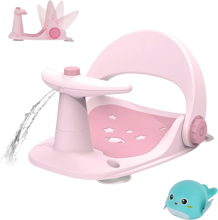 Baby Bath Seat,Infant Baby Bath Tubs Seat, Baby Bathtub Seat for Sit-Up 6 to 18 Months,Baby Bath ... | Amazon (US)