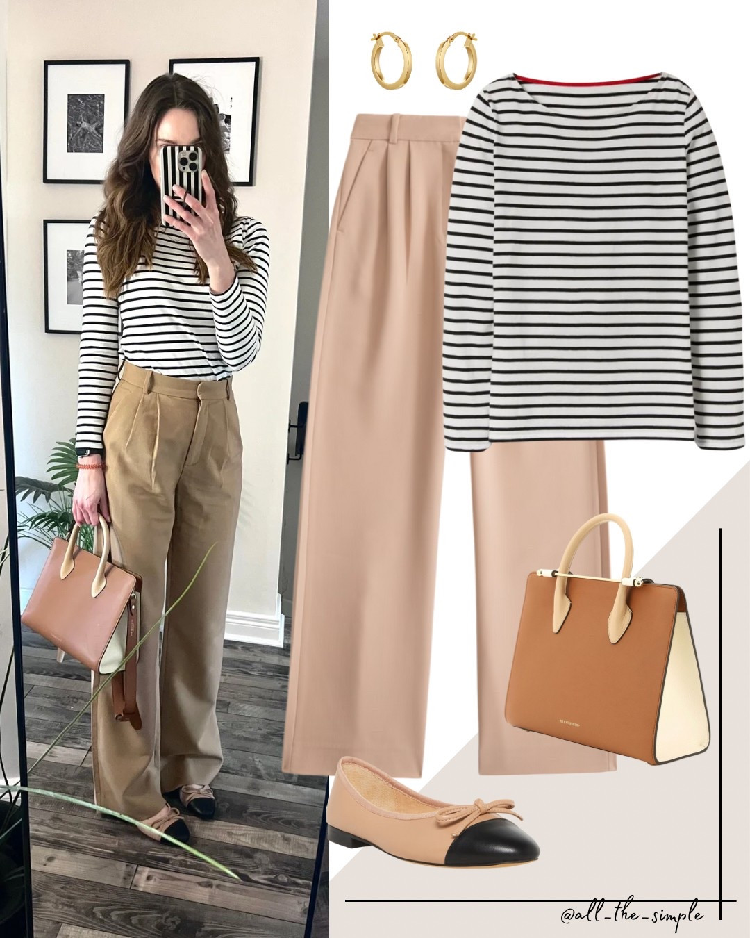 Wide leg trousers outfit for spring 

#LTKspring #LTKworkwear #LTKuk
