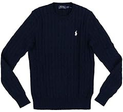 Polo Ralph Lauren Women's Cable Knit V-Neck Sweater | Amazon (US)