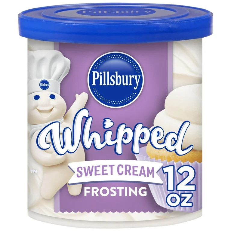 Pillsbury Whipped Sweet Cream Frosting, 12 oz Tub | Walmart (US)