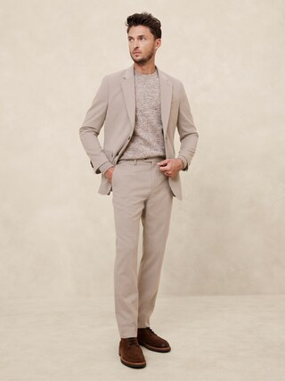 Tailored-Fit Flannel Suit Trouser | Banana Republic Factory