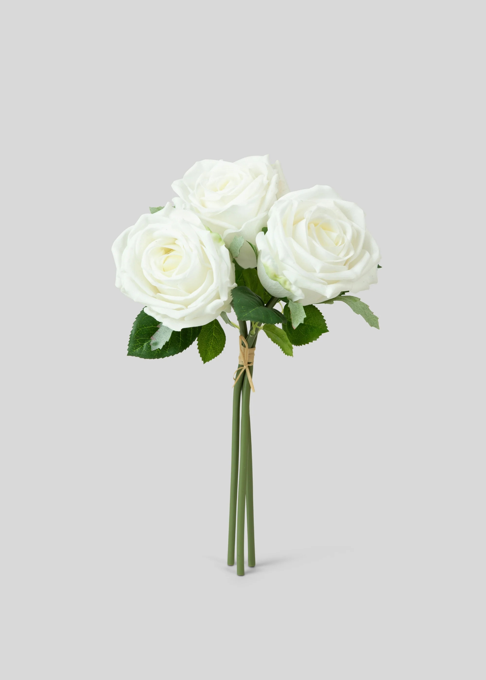 White Faux Rose Bundle | Real Touch Flowers | Afloral | Afloral