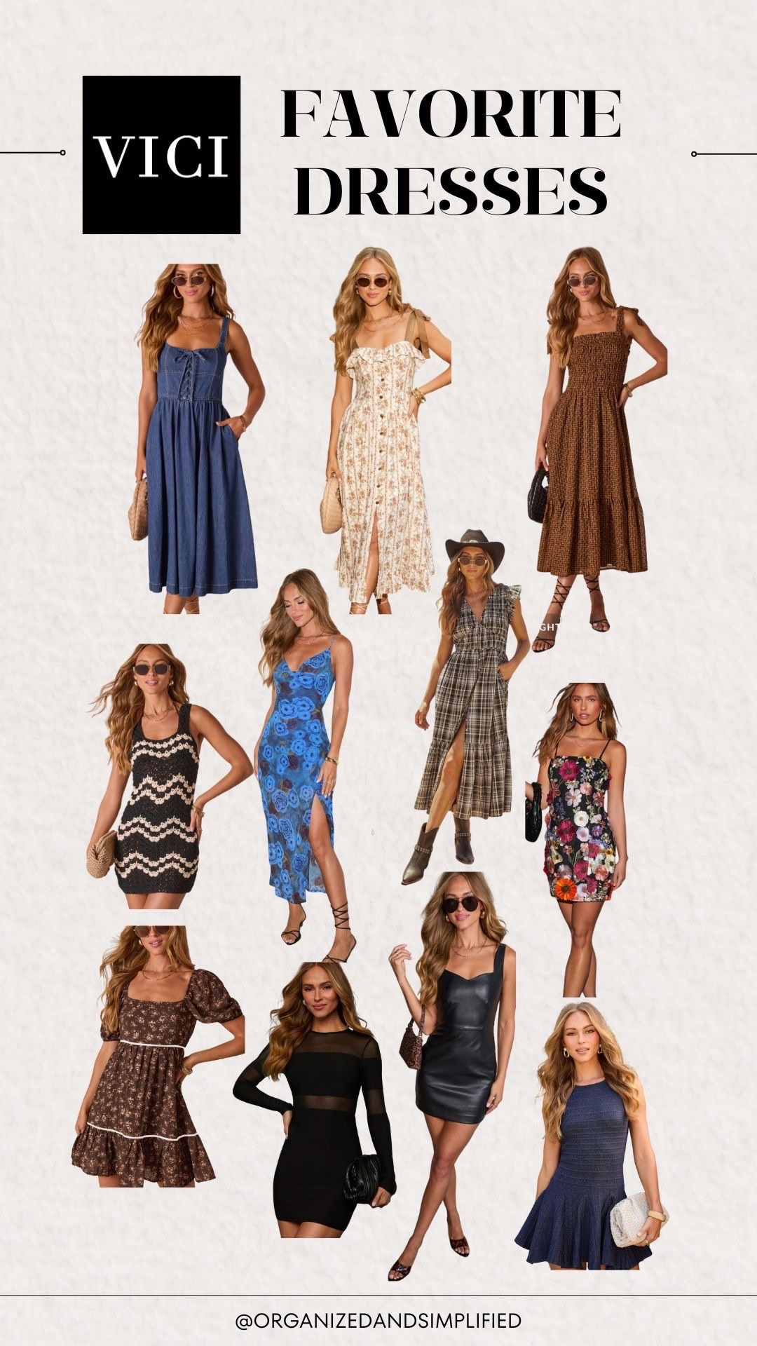 VICI is the first place I check for dresses before a vacation, wedding, or special event!  They always have the best selection!  

Here are some of my favorites!  I have the black and white crocheted dress and placed an order for a few others linked! 

Don’t miss out on their current sales through LTK! 

#LTKStyleTip #LTKxVICI #LTKTravel
