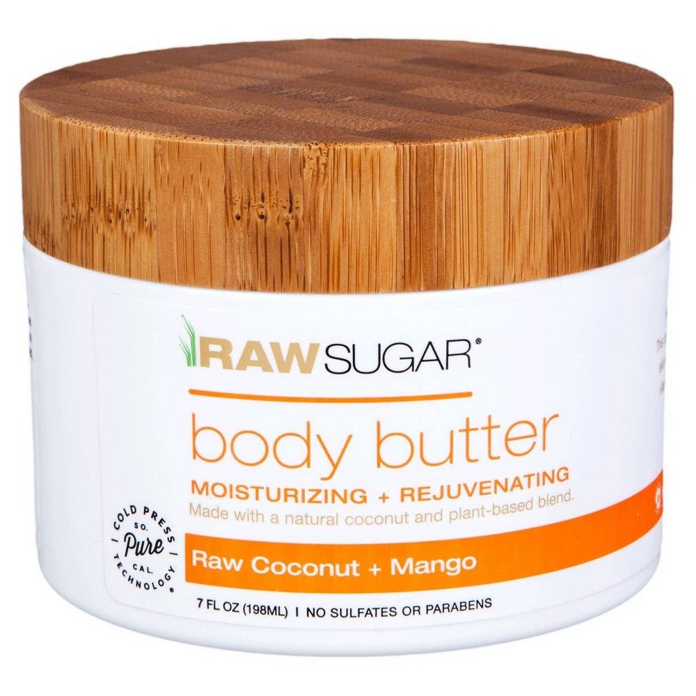 Raw Sugar Raw Coconut + Mango Body Butter - 7 fl oz | Target