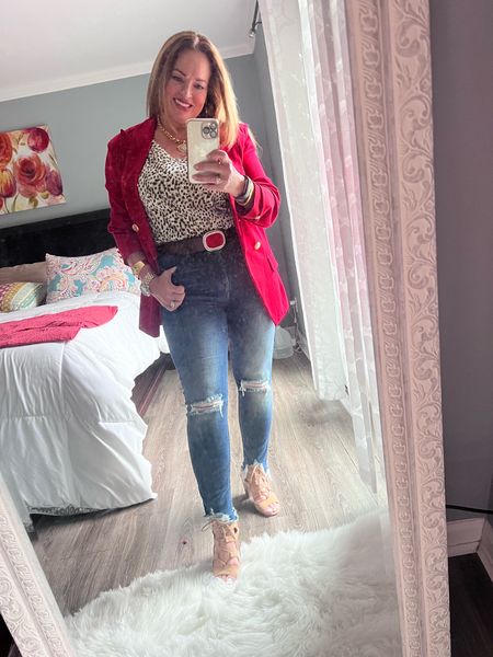 Red and leopard are such a fun vibe.. ❤️🐆🐆. This was my dinner look for our local Persian restaurant. I love the selection but can never remember the names! 

#LTKworkwear #LTKstyletip #LTKtravel