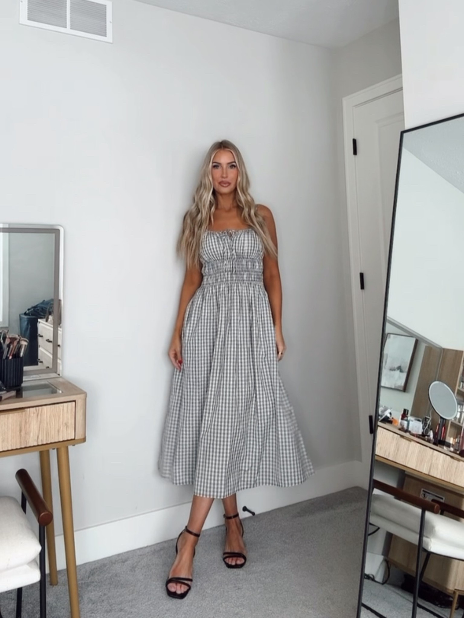 Target spring gingham dress 🖤 wearing a size S

#LTKSeasonal #LTKSaleAlert #LTKTall