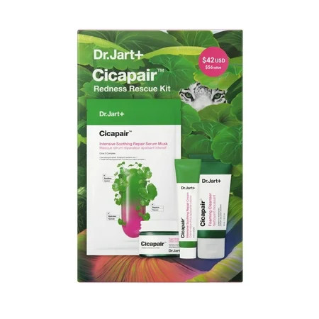 Dr.Jart+ Cicapair Redness Rescue Travel Size Value Kit, Suitable for Sensitive Skin | Korean Skin Care, 1 Count | Walmart (US)