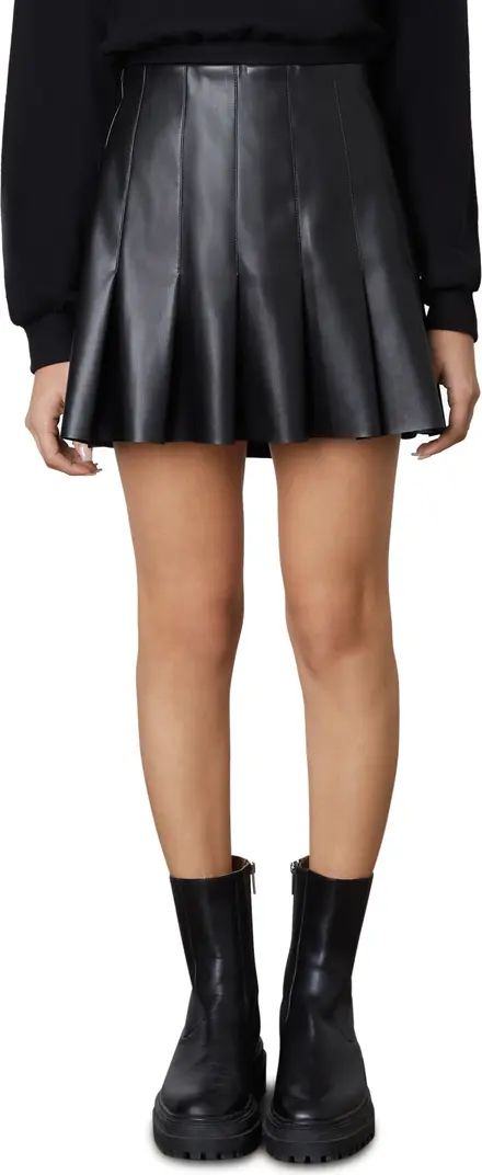 Faux Leather Pleat Skirt | Nordstrom