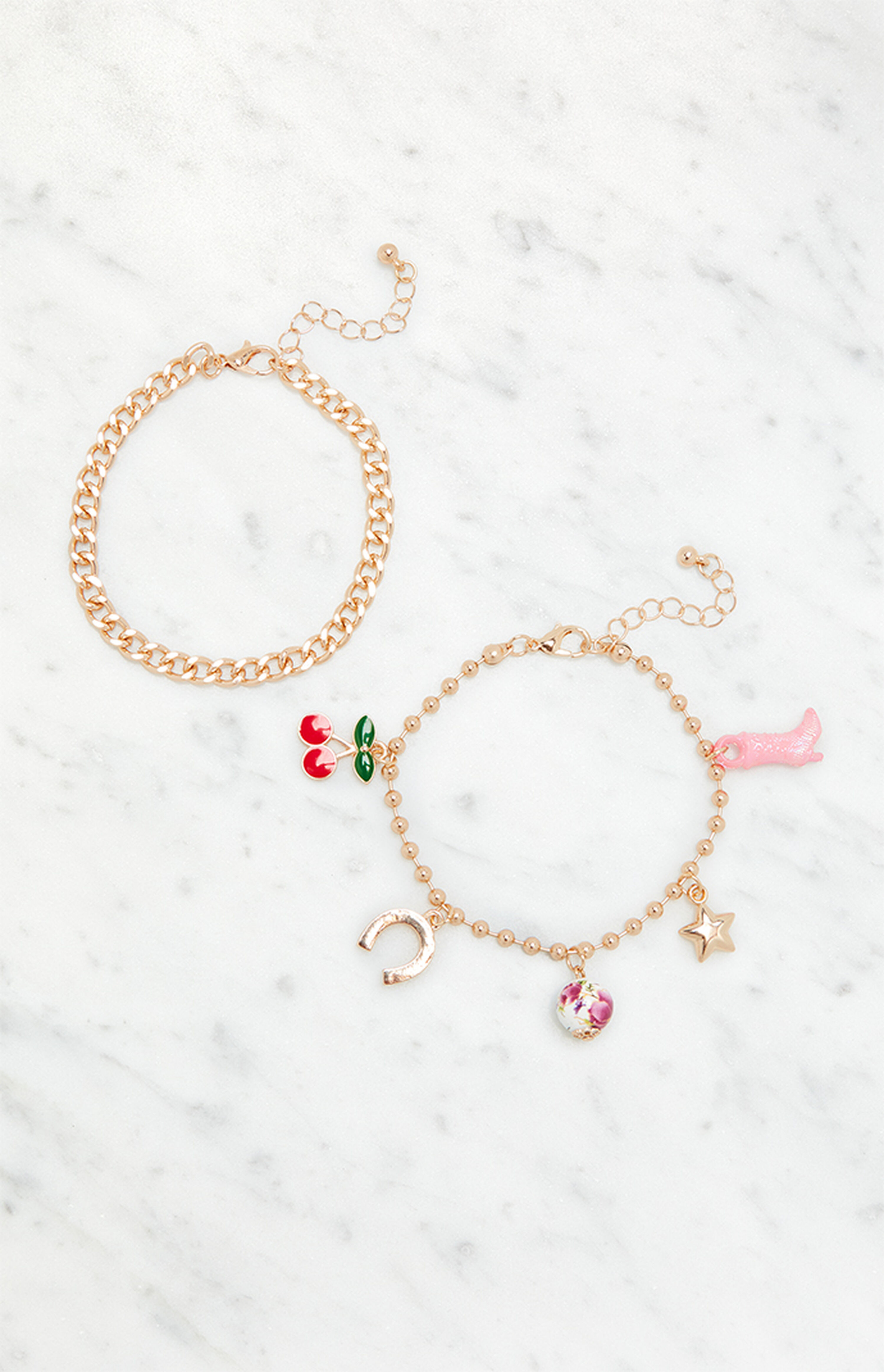 LA Hearts 2 Pack Western Charm Bracelets | PacSun