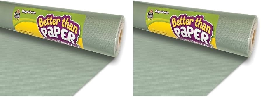 Teacher Created Resources Sage Green Better Than Paper® Bulletin Board Roll (TCR77912) (Pack of ... | Amazon (US)