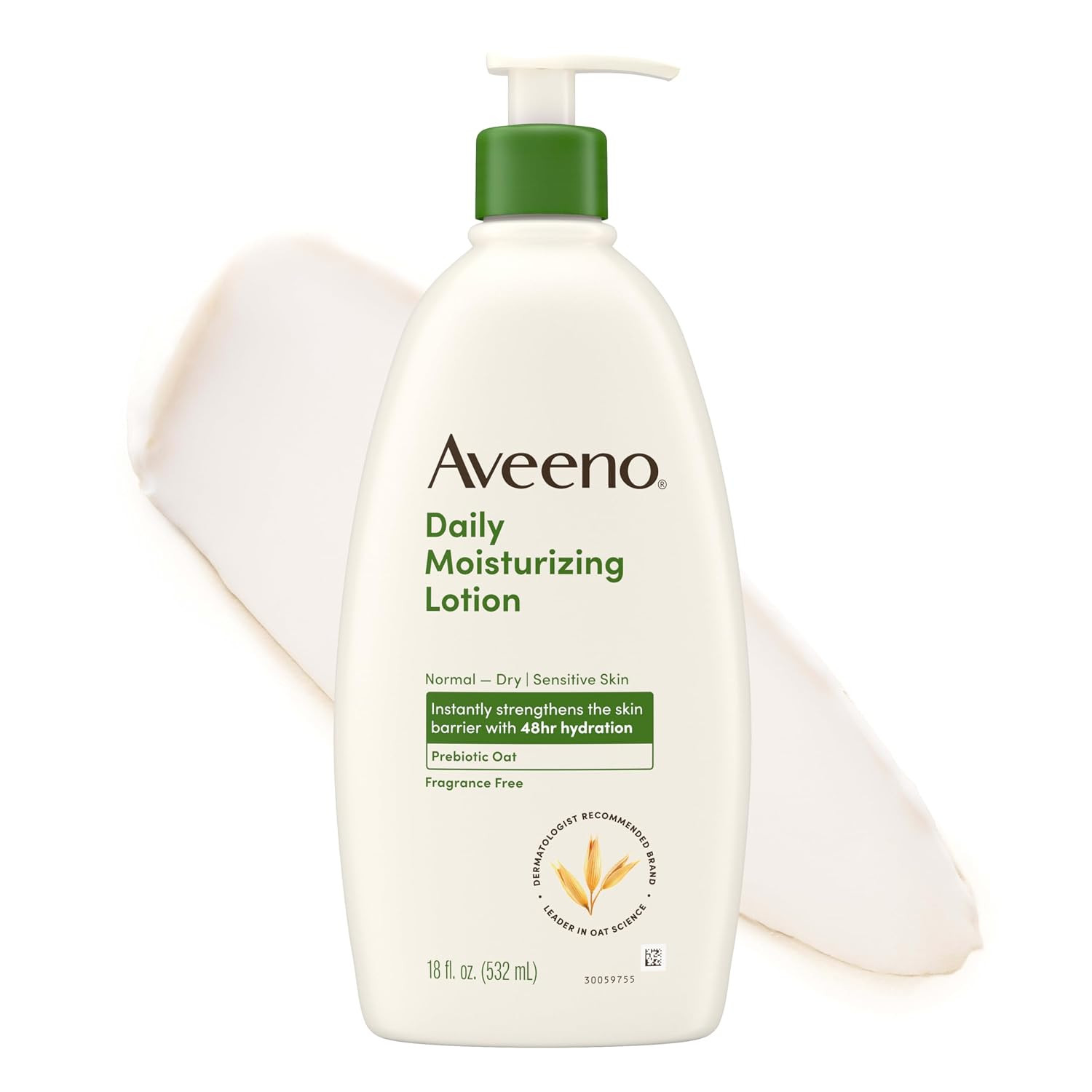 Aveeno Daily Moisturizing Body Lotion for Normal to Dry Skin, Moisturizer with Soothing Prebiotic... | Amazon (US)