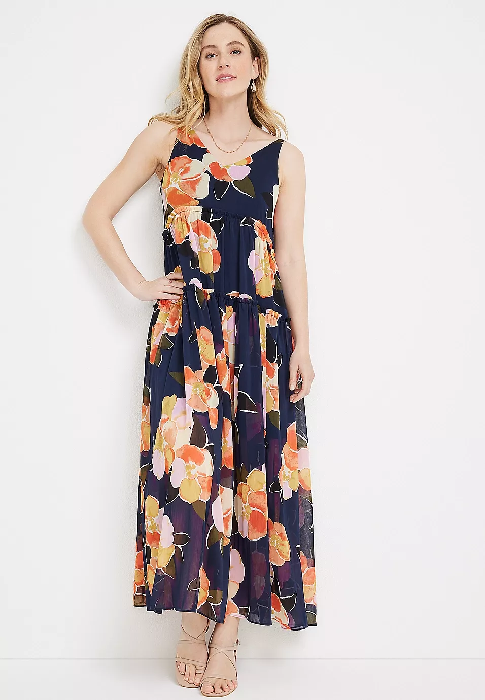 Julia Tiered Floral Maxi Dress curated on LTK