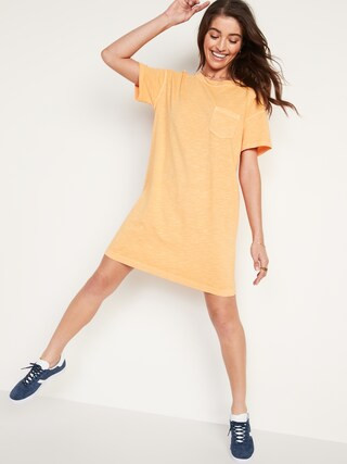 Short-Sleeve Vintage Mini T-Shirt Shift Dress for Women | Old Navy (US)