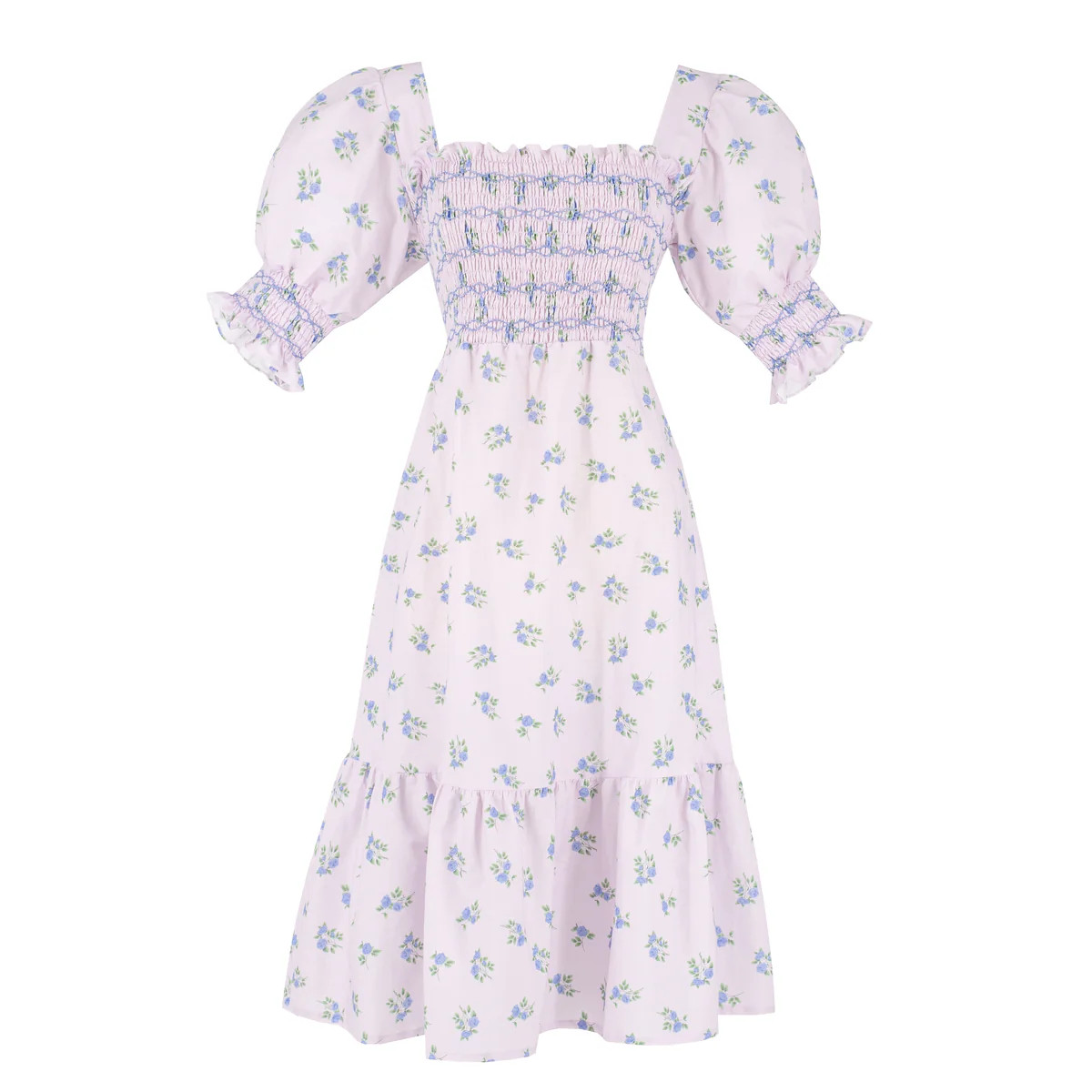 Women's Daphne Dress - Positano Lavender | Dondolo
