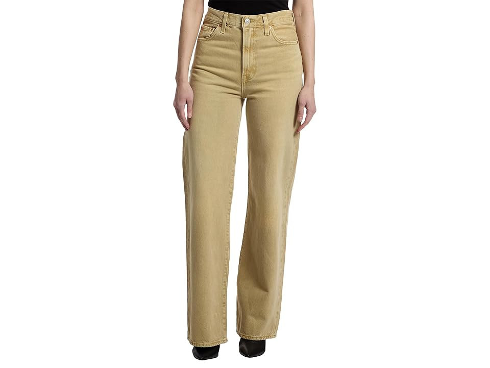 Levi's(r) Premium Ribcage Wide Leg Jeans Women's Jeans Scraped Travertine : 27 32, Cotton/Denim | Zappos